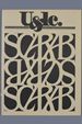 Herb Lubalin, USA  Upper and Lower Case No. 4/1978  obálka časopisu /  magazine cover  knihtisk / letterpress  37,3 x 28,3 cm