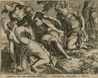 Agostino Carracci (1557 – 1602) podle Tintoretta: Tři Grázie s Merkurem