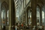 Pieter II. Neefs (1620–1679), Interiér antverpské katedrály, nedatováno