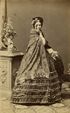 Hraběnka Wenkheim-Zichy,Ateliér Ludwig Angerer, Vídeň, kolem 1860, albuminový papír
